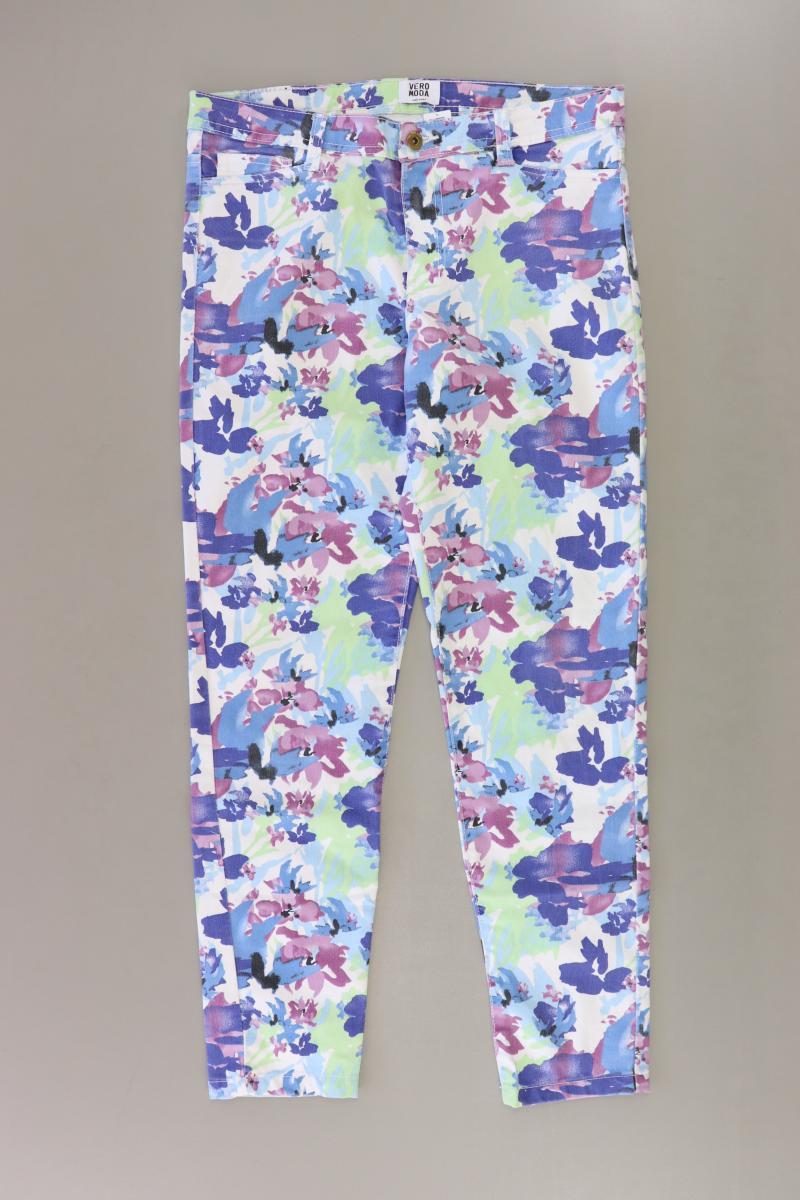 Vero Moda Hose Gr. M mit Blumenmuster blau