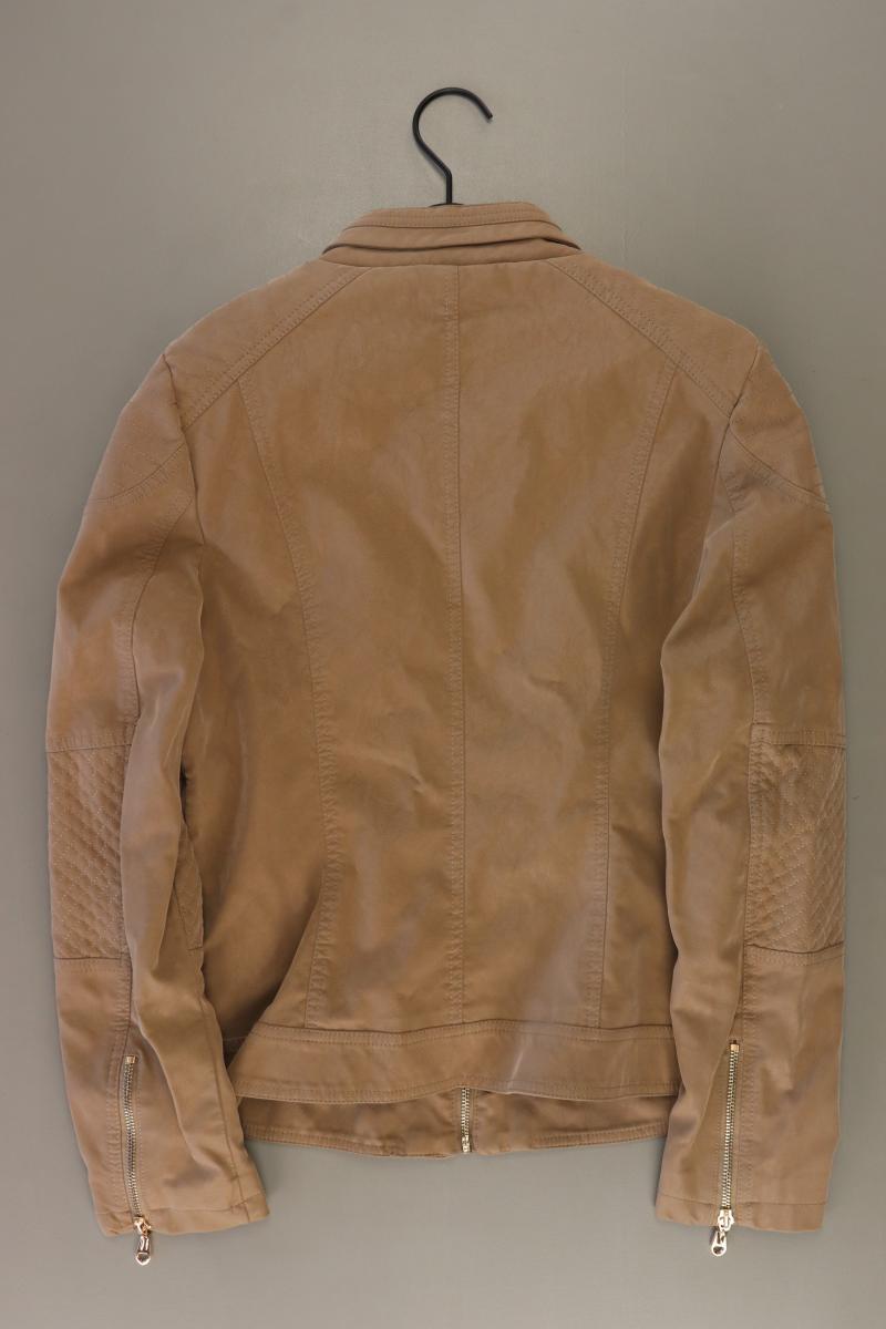 Himmelblau Kunstlederjacke Gr. 36 neuwertig braun aus Polyurethan