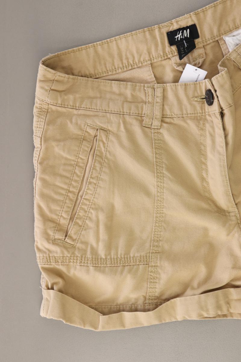 H&M Shorts Gr. 38 braun aus Baumwolle
