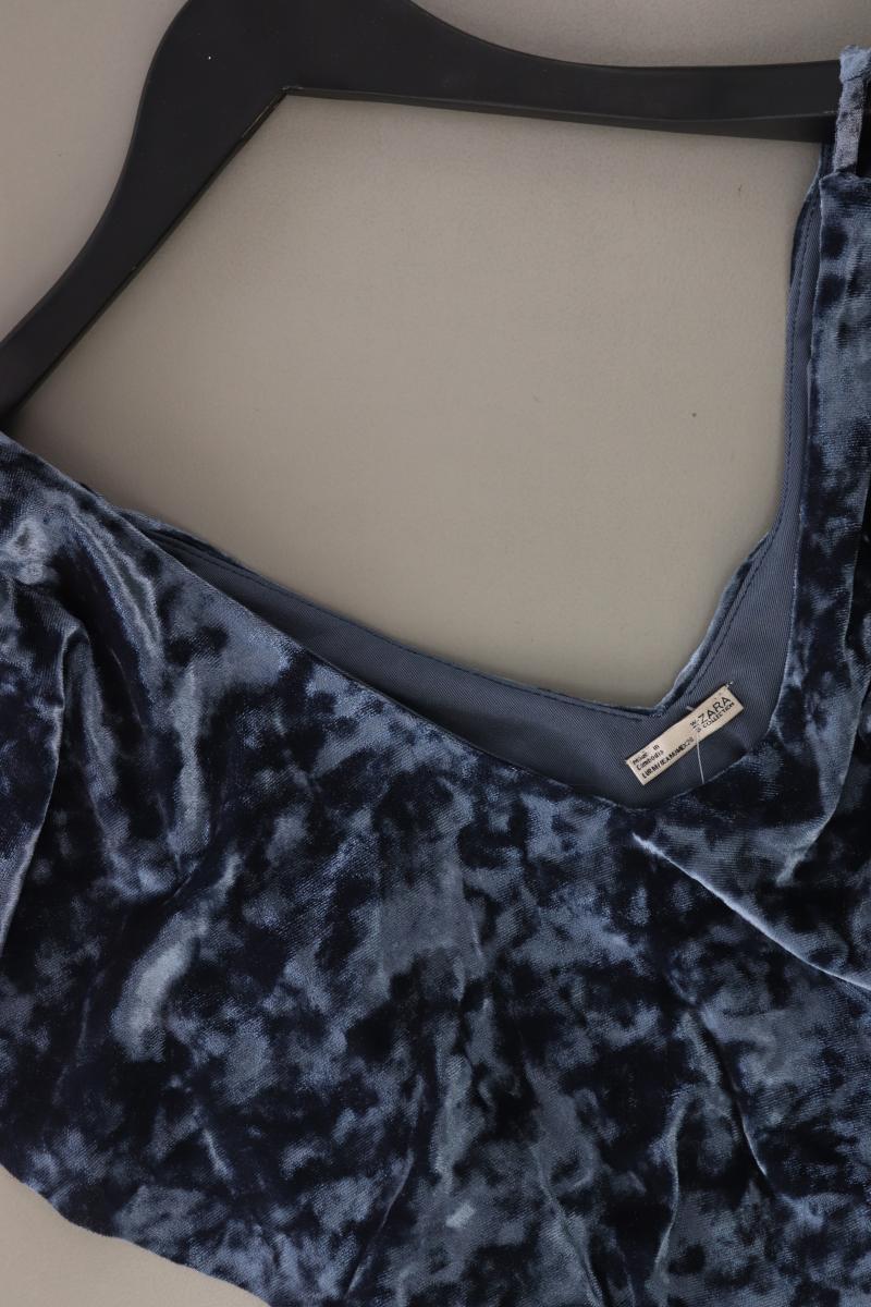 Zara Samttop Gr. S blau