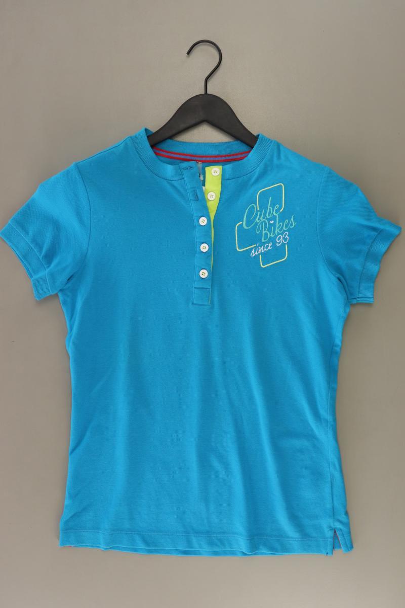 Cube Sportshirt Gr. S Kurzarm türkis aus Baumwolle