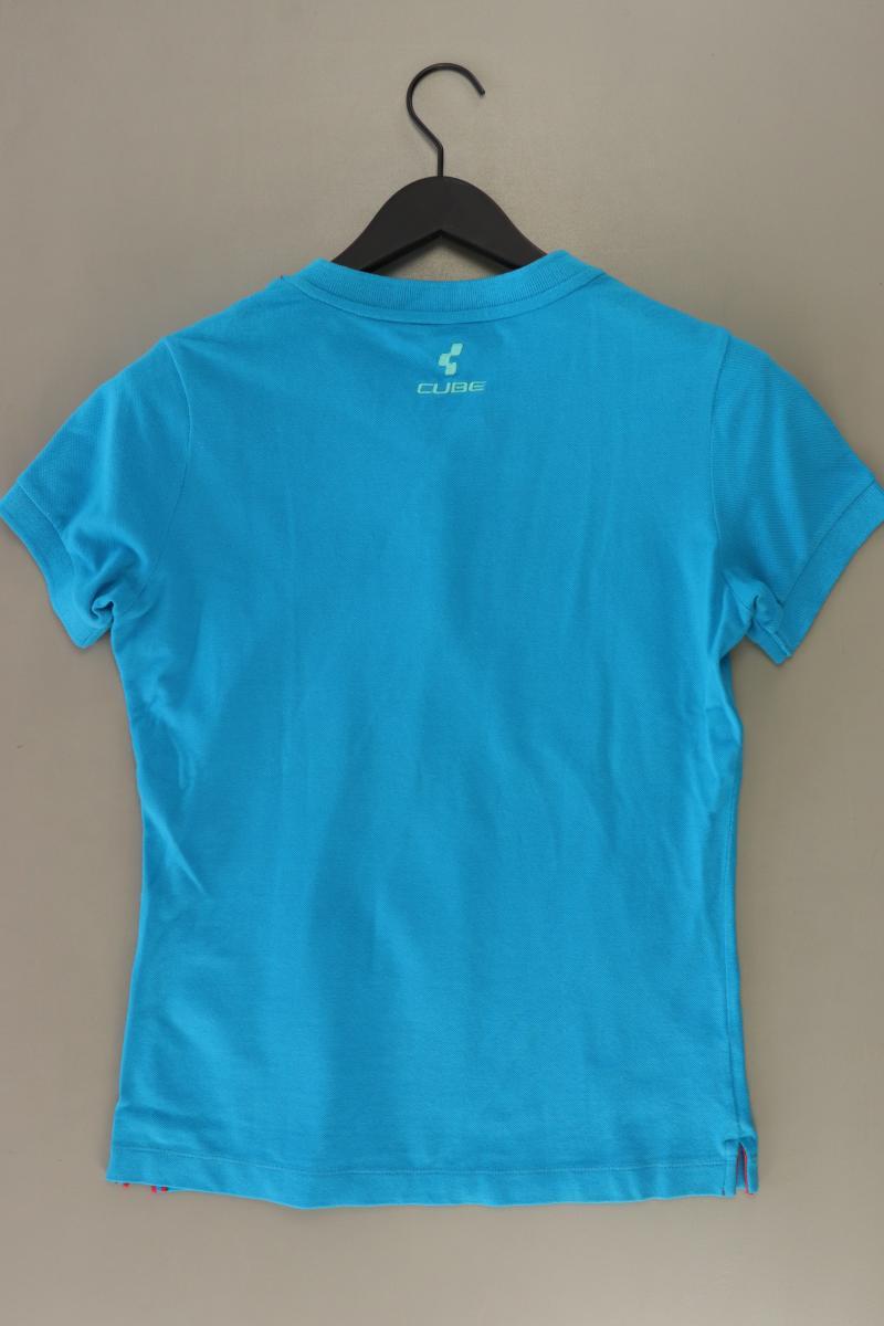 Cube Sportshirt Gr. S Kurzarm türkis aus Baumwolle