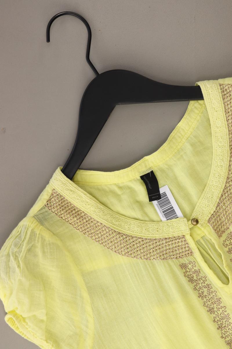 Vero Moda Bluse Gr. M Kurzarm gelb