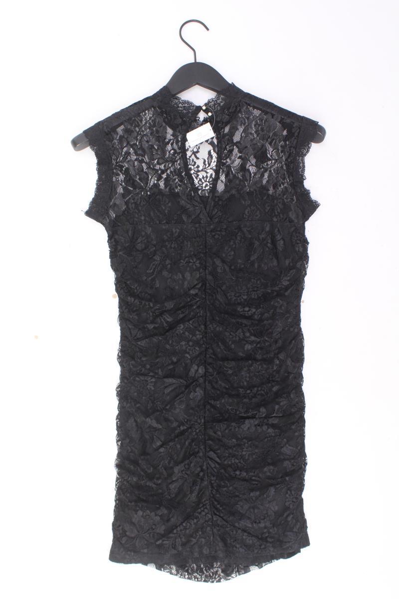 Spitzenkleid Gr. S Ärmellos schwarz aus Polyester