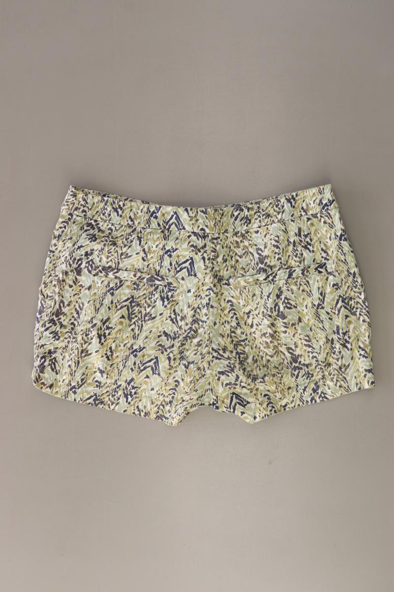 H&M Shorts Gr. 36 geometrisches Muster grün aus Baumwolle