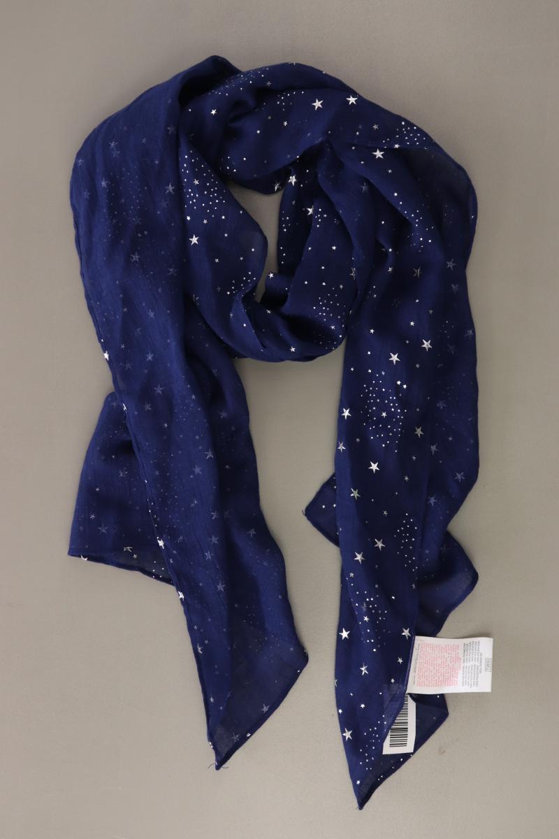 Tuch mit Sternenmuster blau aus Polyester