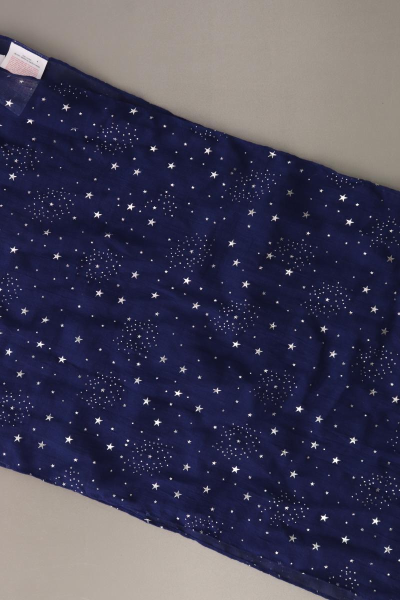 Tuch mit Sternenmuster blau aus Polyester