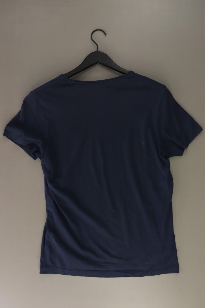 Jack & Jones Printshirt für Herren Gr. M Kurzarm blau