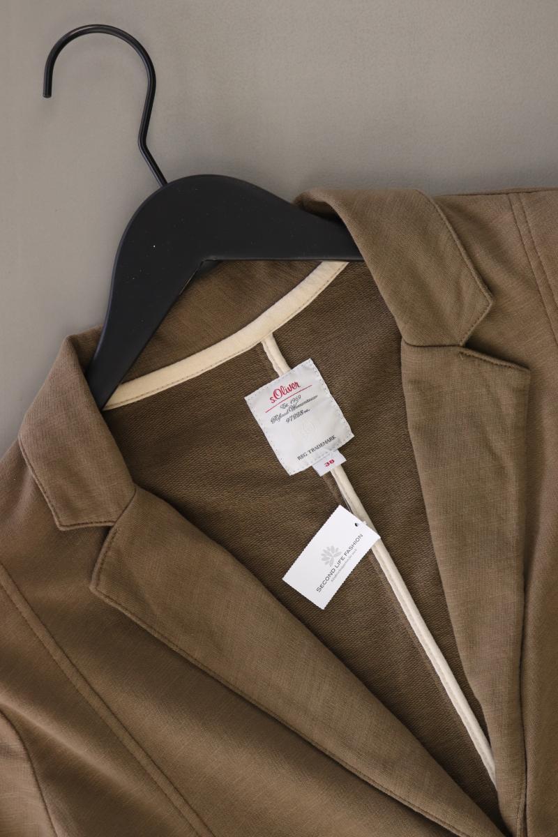 s.Oliver Jerseyblazer Gr. 38 braun