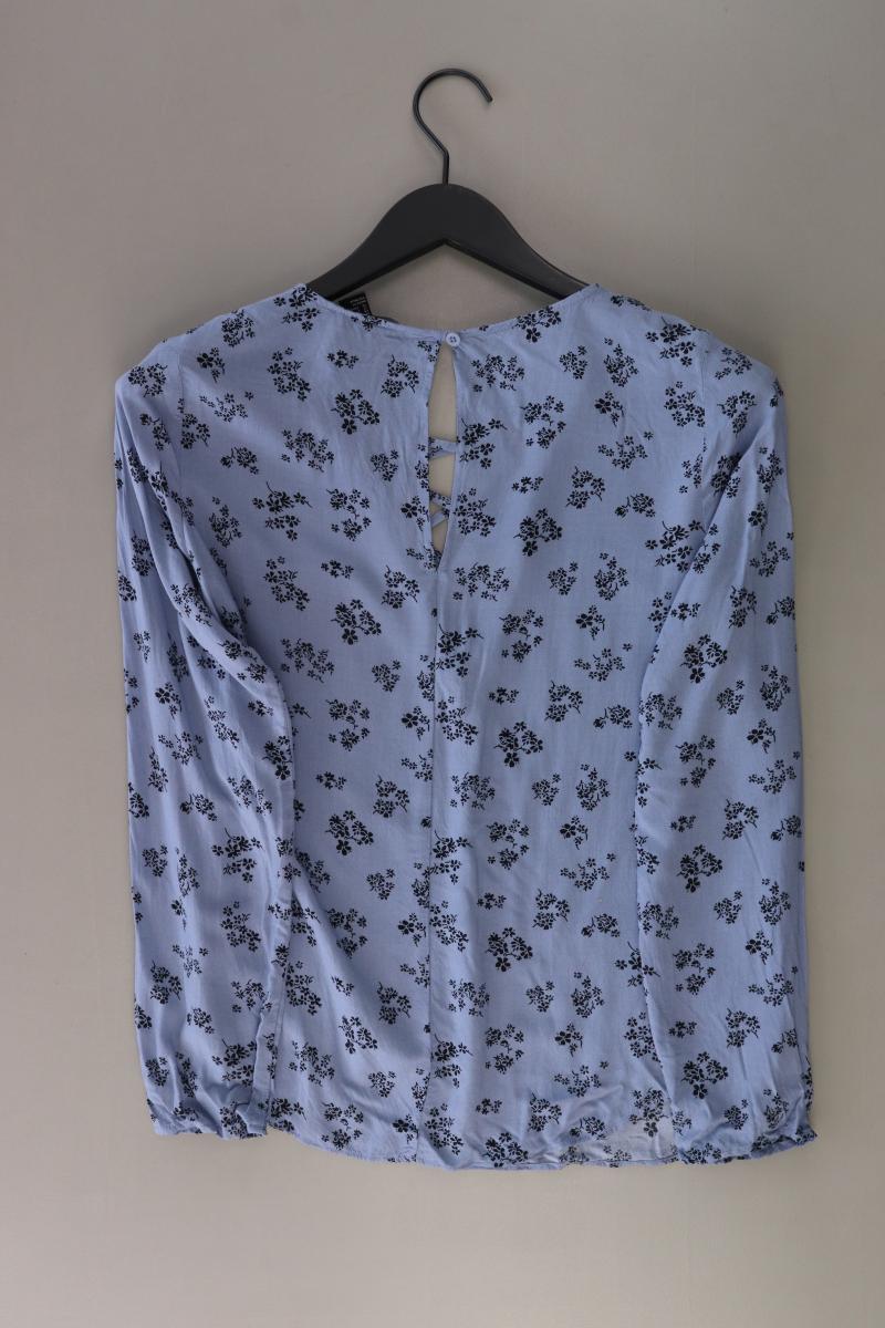 forever 21 Langarmbluse Gr. S mit Blumenmuster blau
