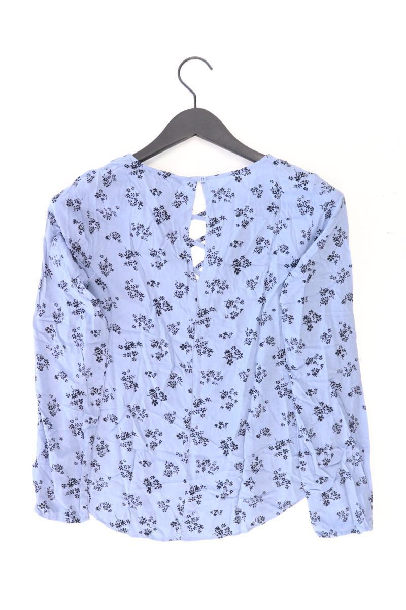 forever 21 Langarmbluse Gr. S mit Blumenmuster blau