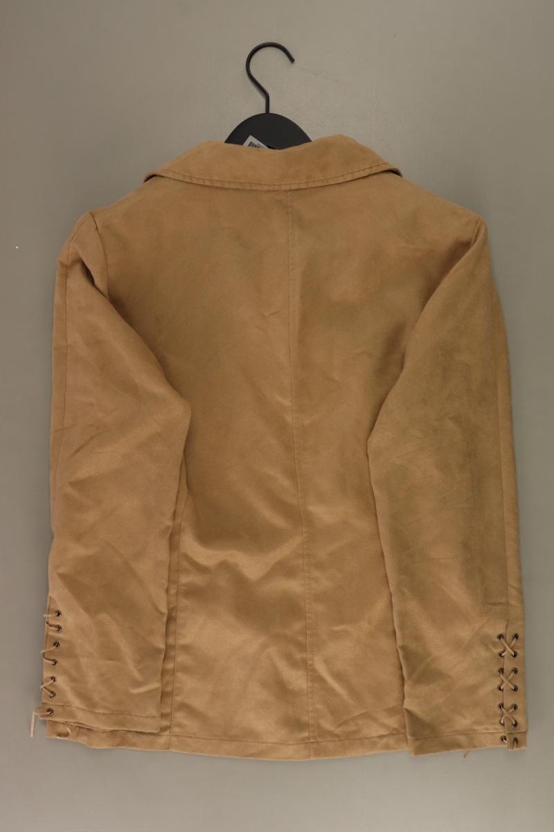 Regular Jacke Gr. 44 braun aus Polyester
