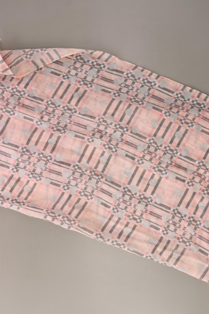 Tuch geometrisches Muster rosa