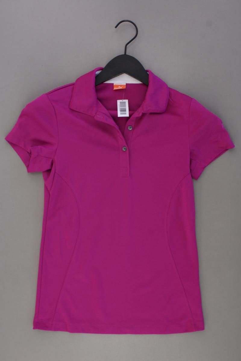 Puma Sportshirt Gr. 34 Kurzarm lila aus Polyester