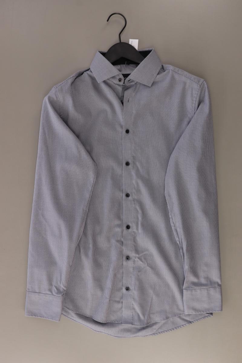 Venti Langarmhemd für Herren Gr. Hemdgröße 40 blau aus Baumwolle
