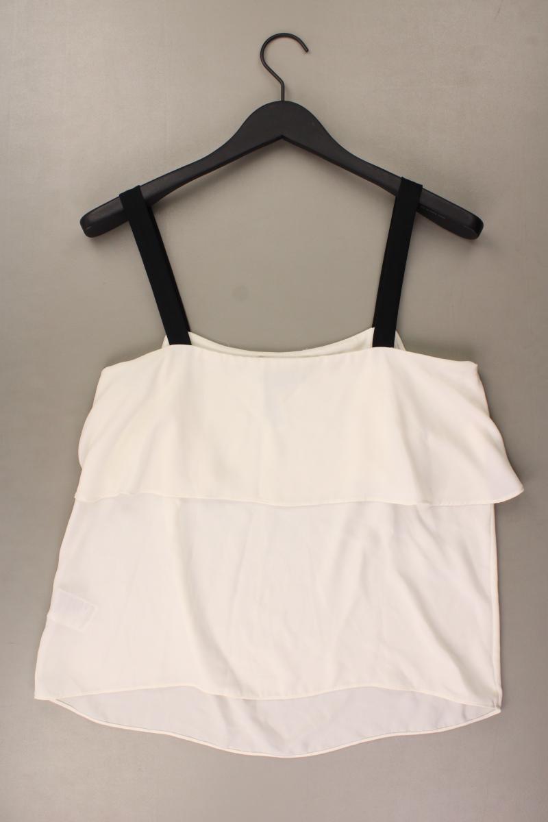 H&M Trägertop Gr. M weiß aus Polyester