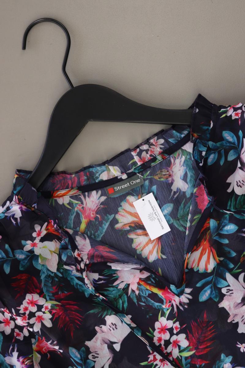 Street One Langarmbluse Gr. 34 mit Blumenmuster mehrfarbig aus Polyester
