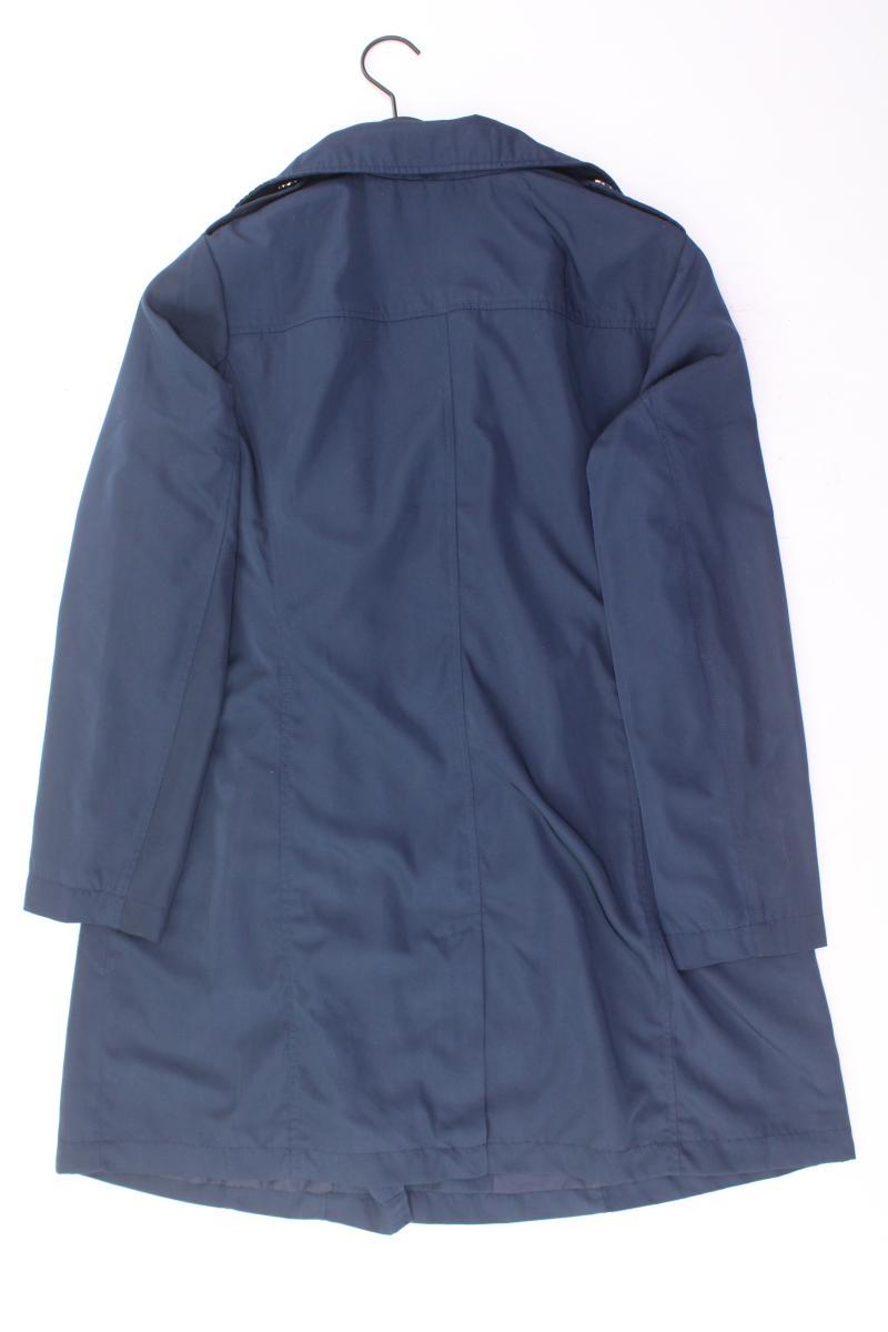 Mantel Gr. 44 blau aus Polyester