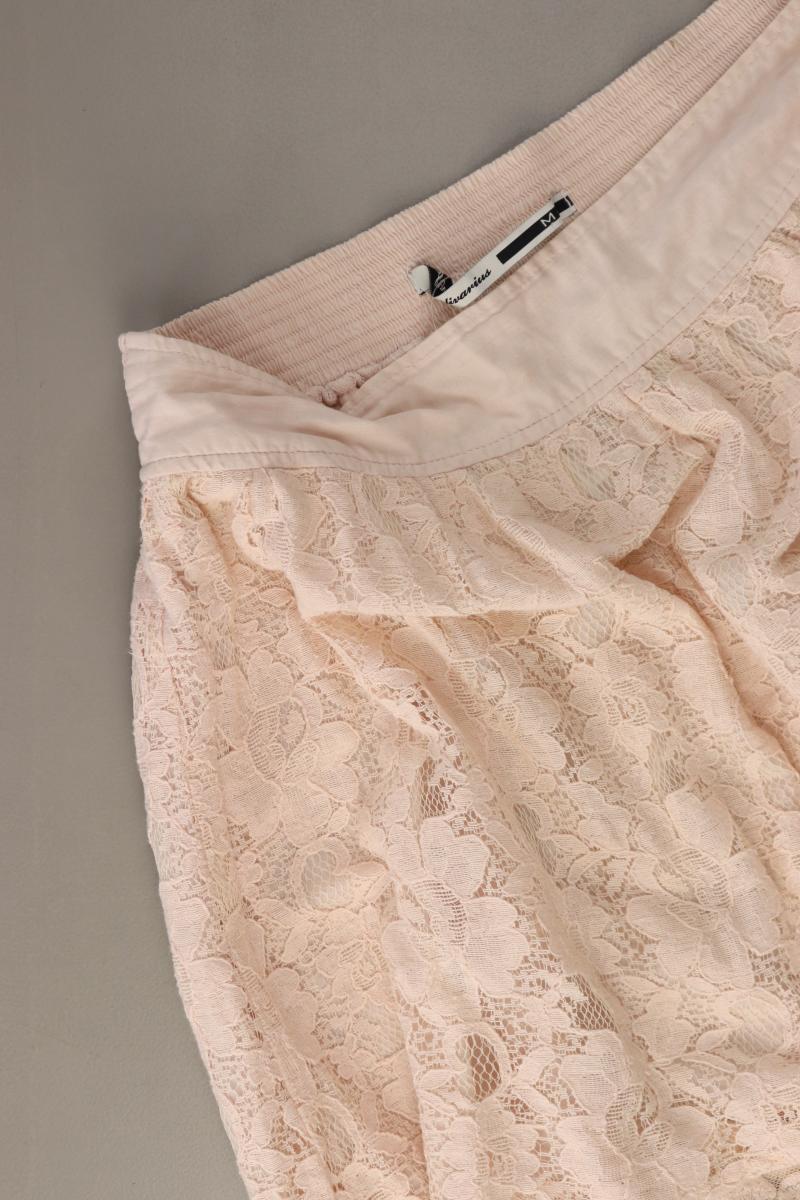 Stradivarius Spitzenrock Gr. M rosa aus Baumwolle