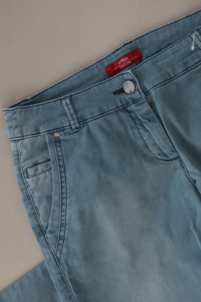 s.Oliver Hose Gr. 34 blau aus Baumwolle