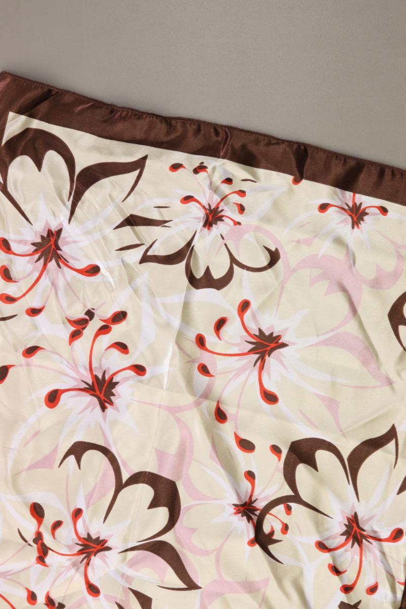 Tuch mit Blumenmuster neuwertig mehrfarbig aus Polyester