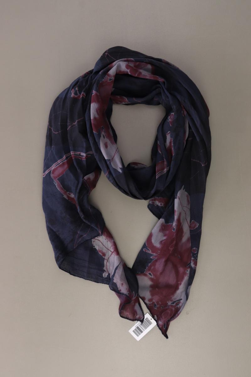 Tuch mit Blumenmuster blau