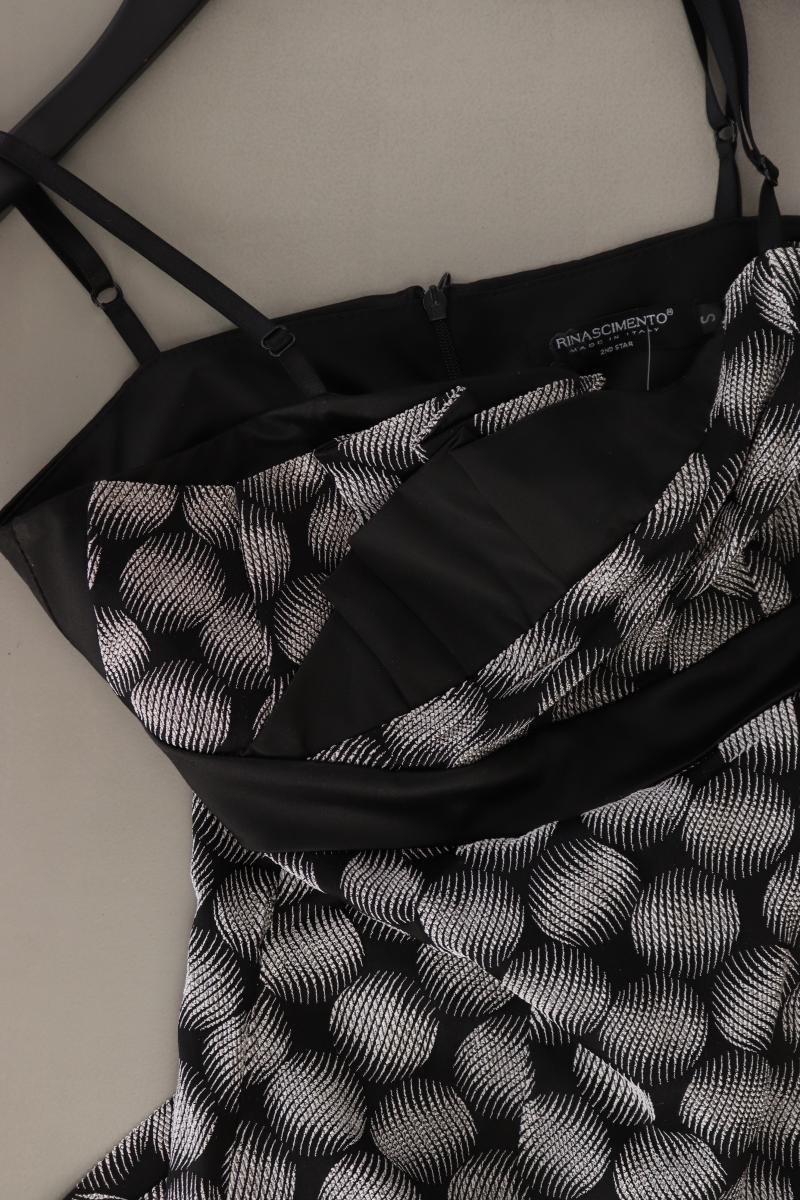 Rinascimento Abendkleid Gr. S gepunktet Träger schwarz aus Acetat