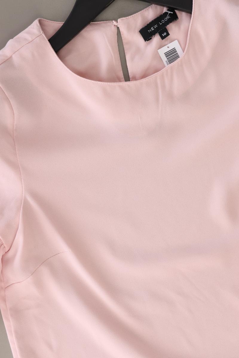 New Look Kurzarmbluse Gr. 38 rosa aus Polyester