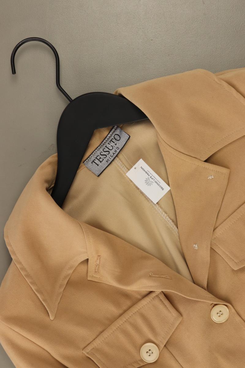 Regular Blazer Gr. 38 Vintage creme aus Polyester