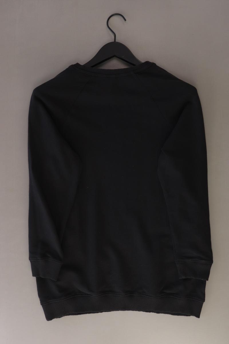H&M Divided Pullover mit Aufdruck Gr. S schwarz aus Baumwolle