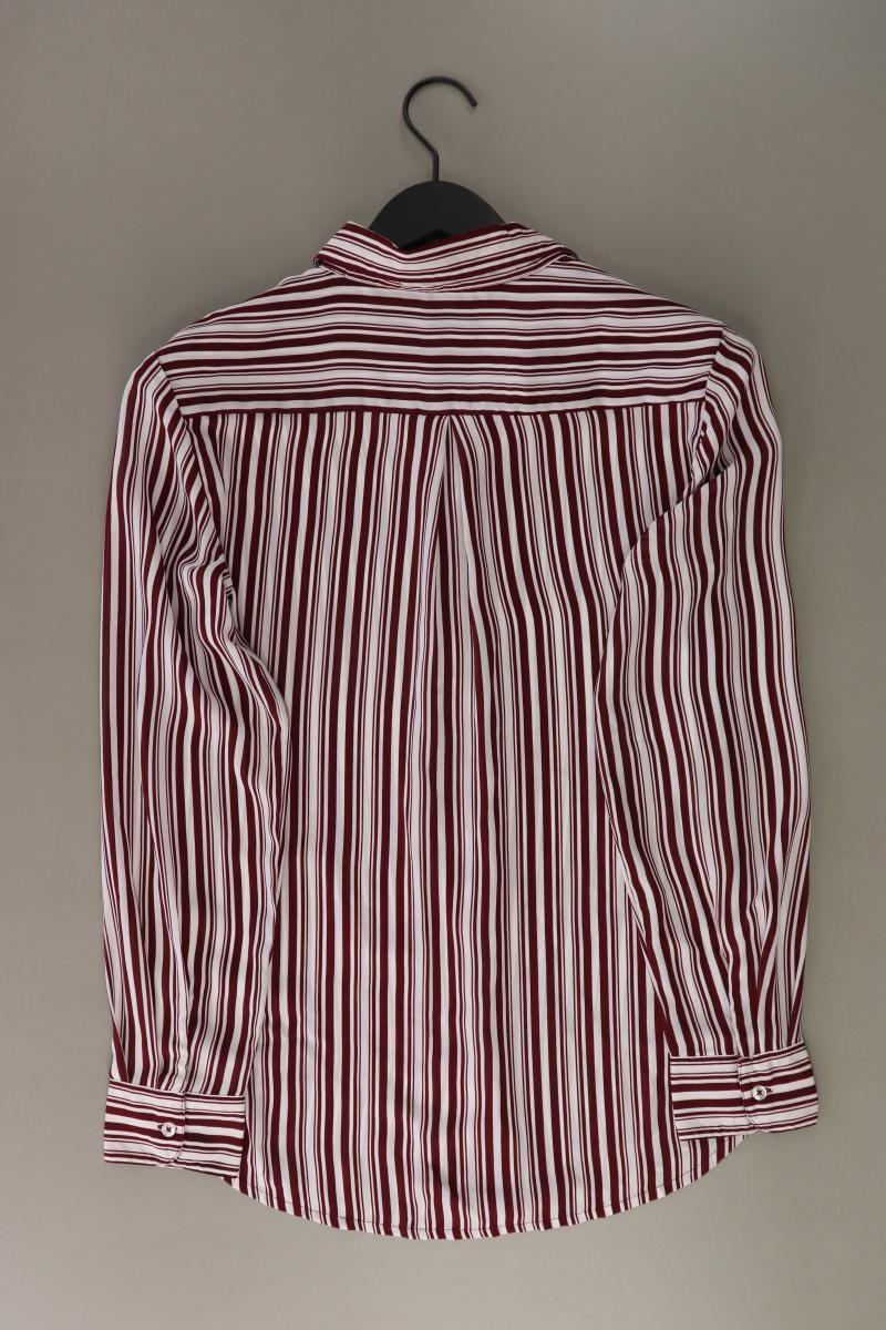 Benetton Langarmbluse Gr. S gestreift rot aus Polyester