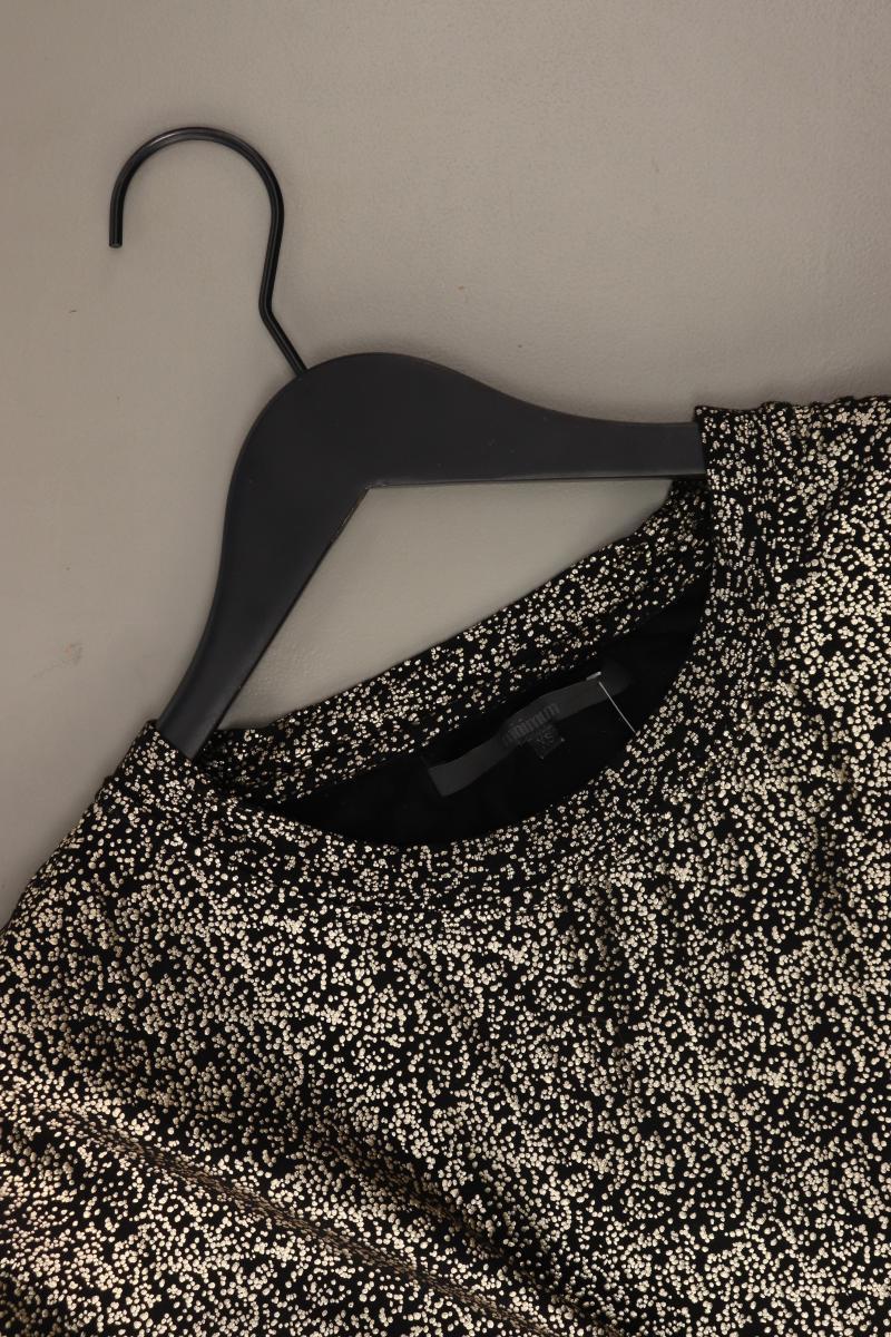 Minimum Longshirt Gr. XS Kurzarm mit Glitzer gold aus Viskose