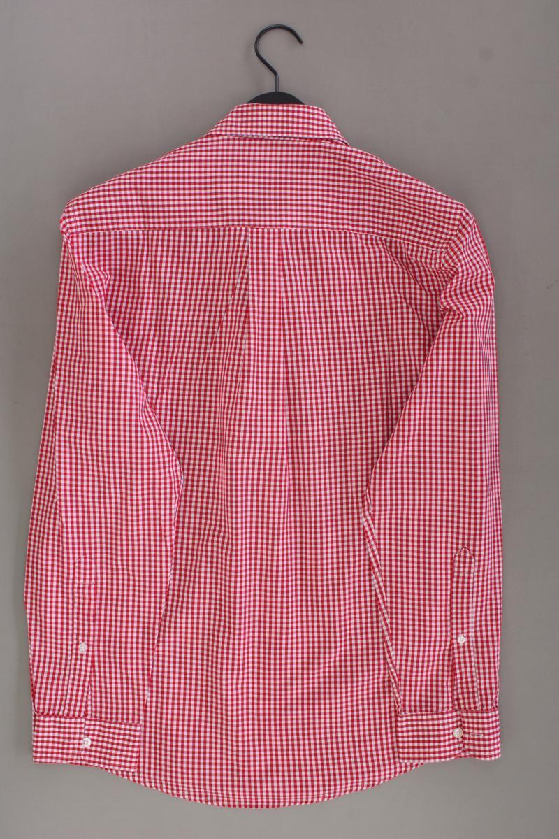 Vinson London Polo Club Hemd für Herren Gr. Hemdgröße 39/40 kariert Langarm rot