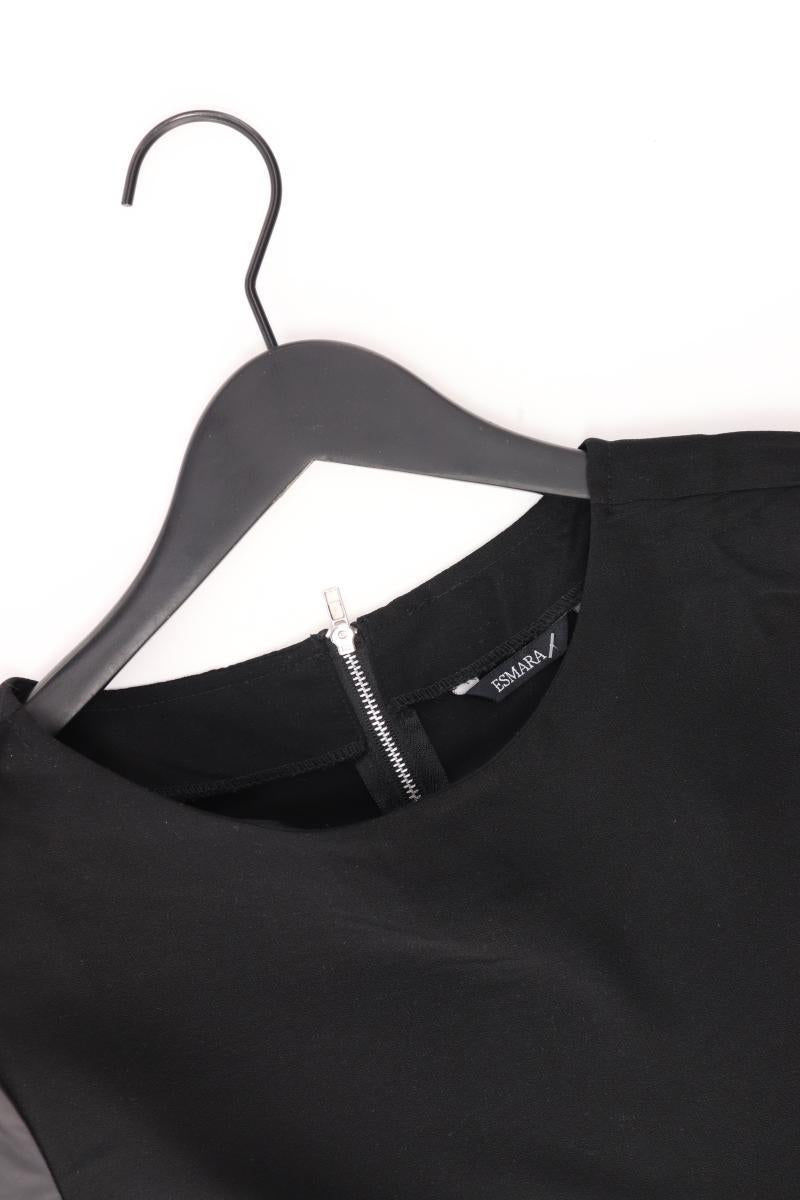 Esmara Kurzarmbluse Gr. XS schwarz aus Polyester