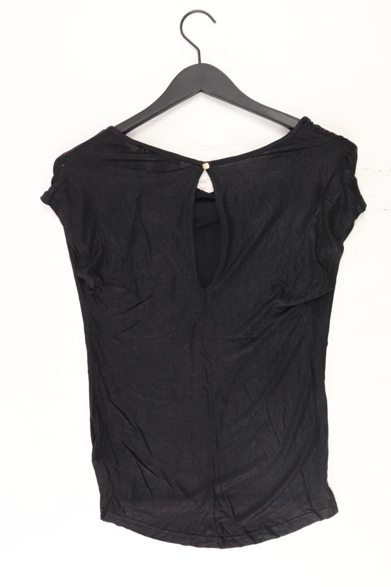 H&M Kurzarmbluse Gr. XS mit Glitzer schwarz