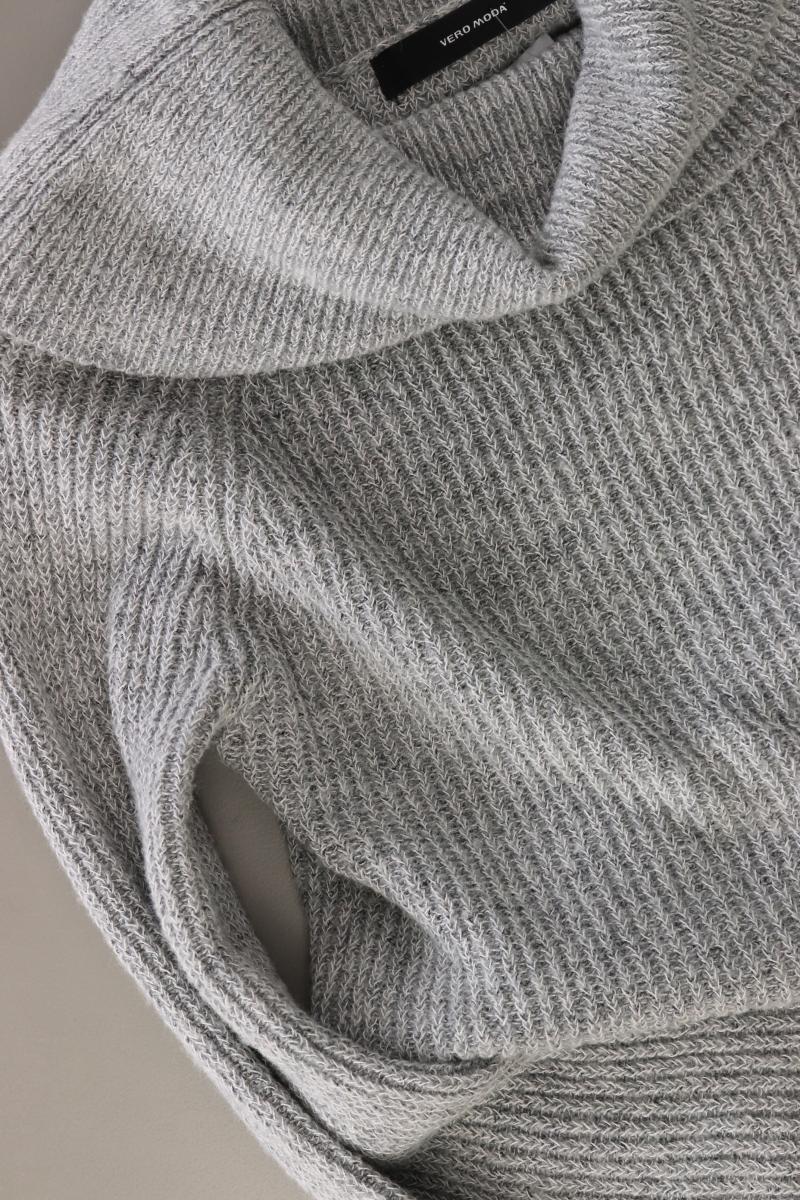 Vero Moda Strickpullover Gr. XS neuwertig grau aus Polyacryl