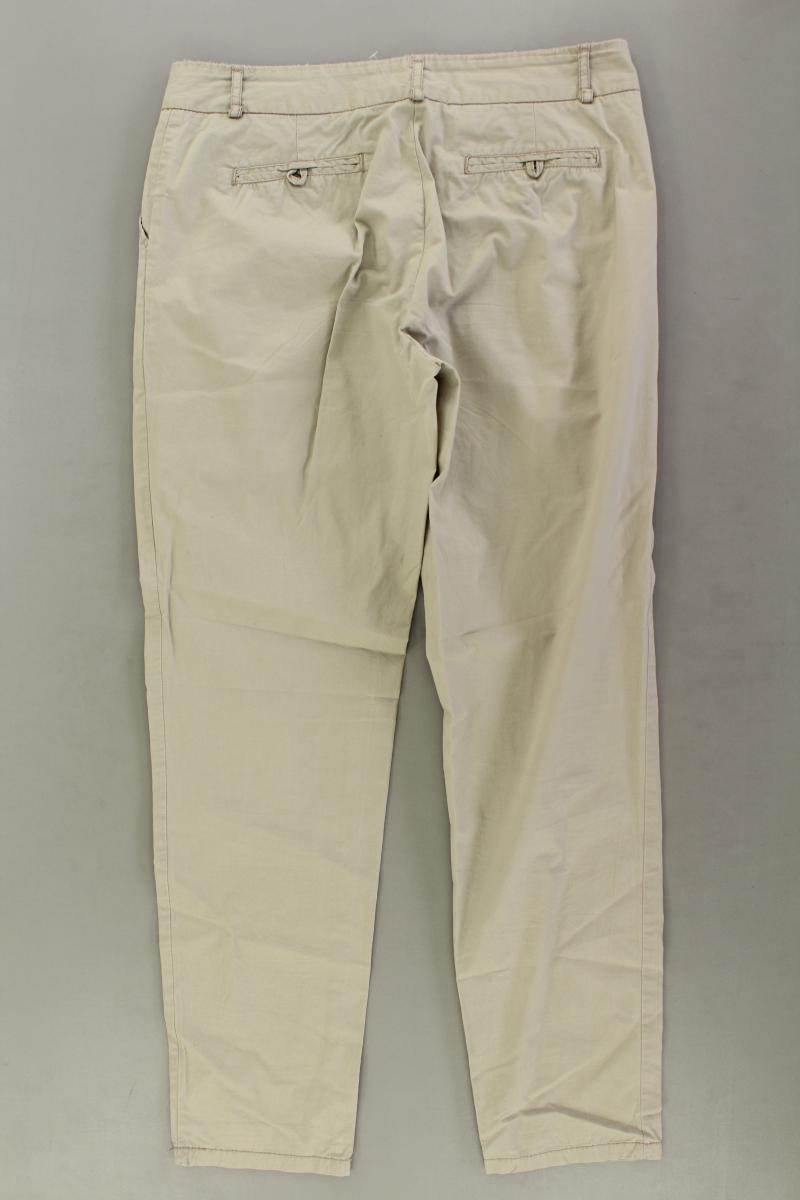 Hallhuber Chinohose Gr. Kurzgröße 40 creme aus Baumwolle