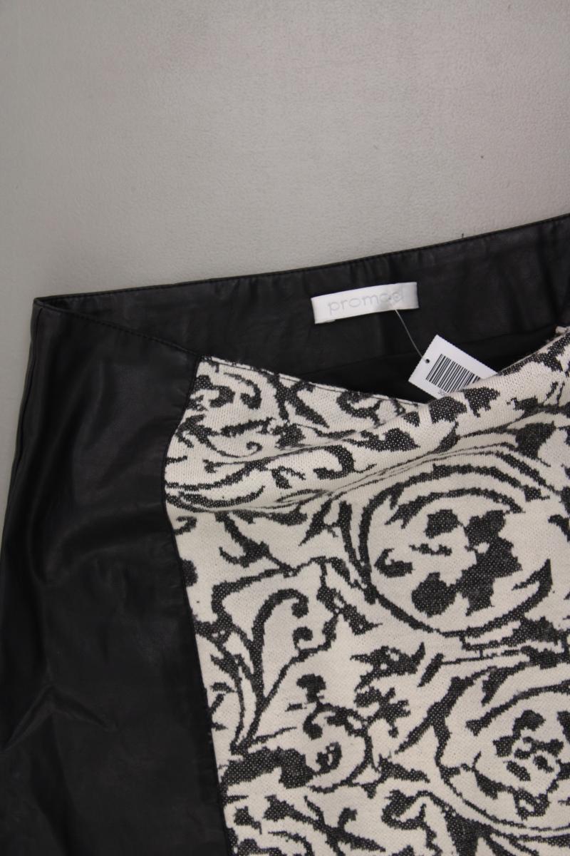 Promod Kunstlederrock Gr. 32 schwarz aus Polyester