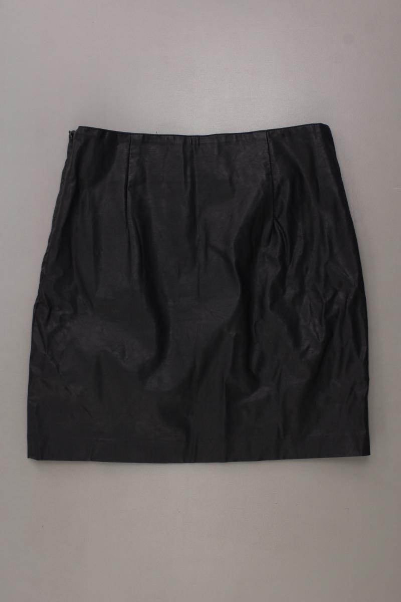 Promod Kunstlederrock Gr. 32 schwarz aus Polyester