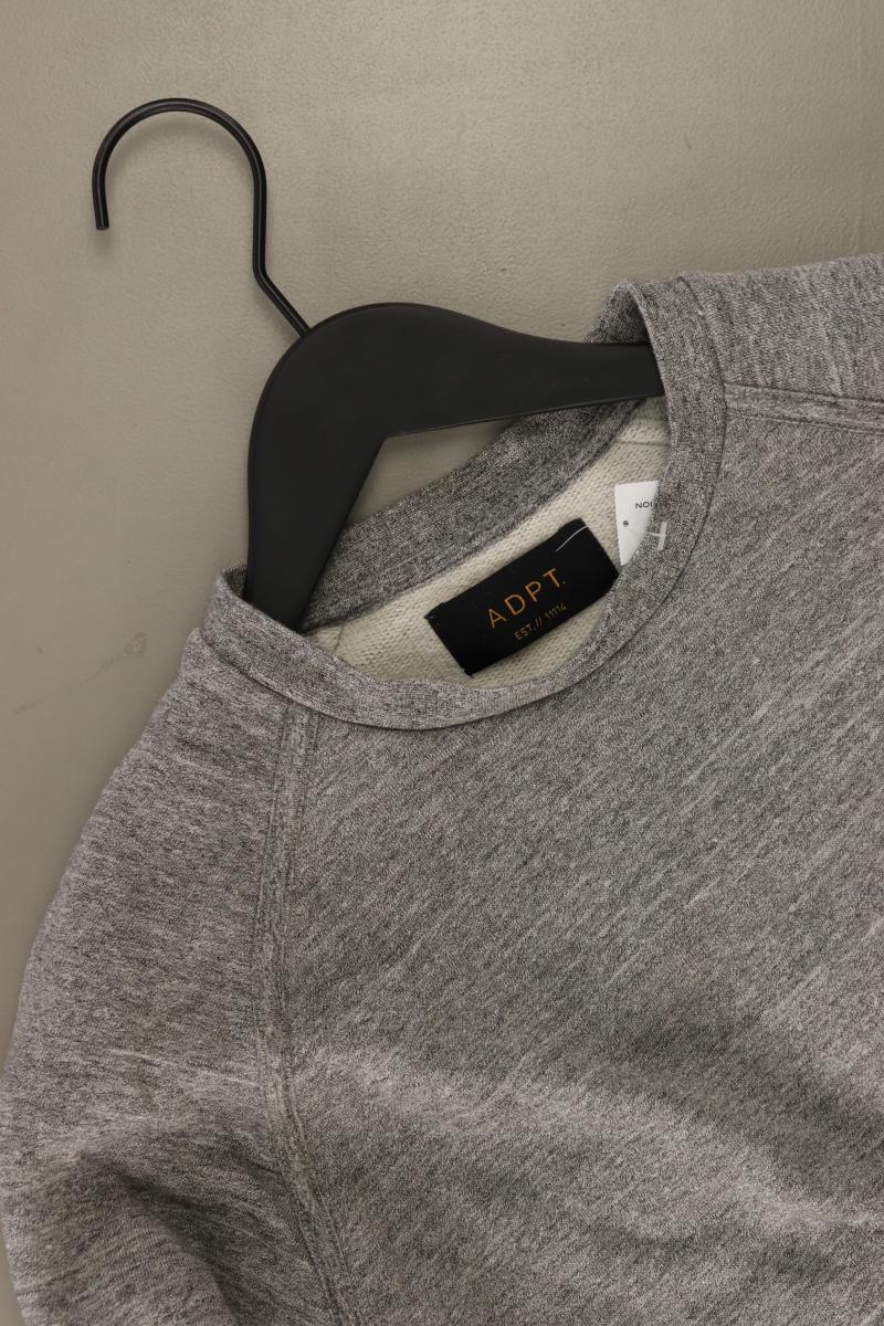 Langarmkleid Gr. XS grau aus Baumwolle