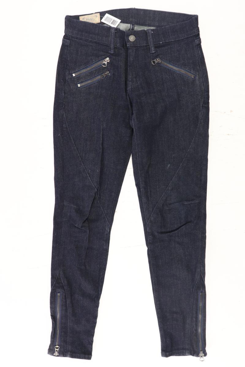 Ralph Lauren Straight Jeans Gr. W27 blau aus Baumwolle