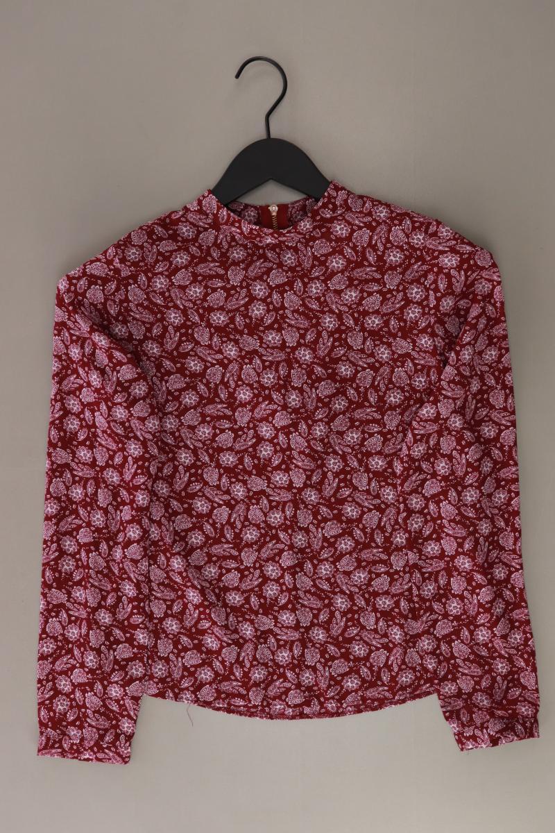 Atmosphere Langarmbluse Gr. 34 mit Paisleymuster lila aus Polyester