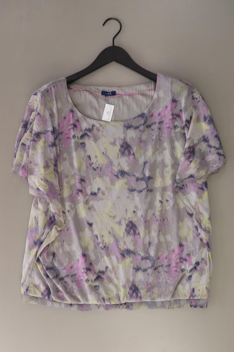 Tom Tailor Classic Bluse Gr. XXXL mit Batikmuster lila aus Polyamid