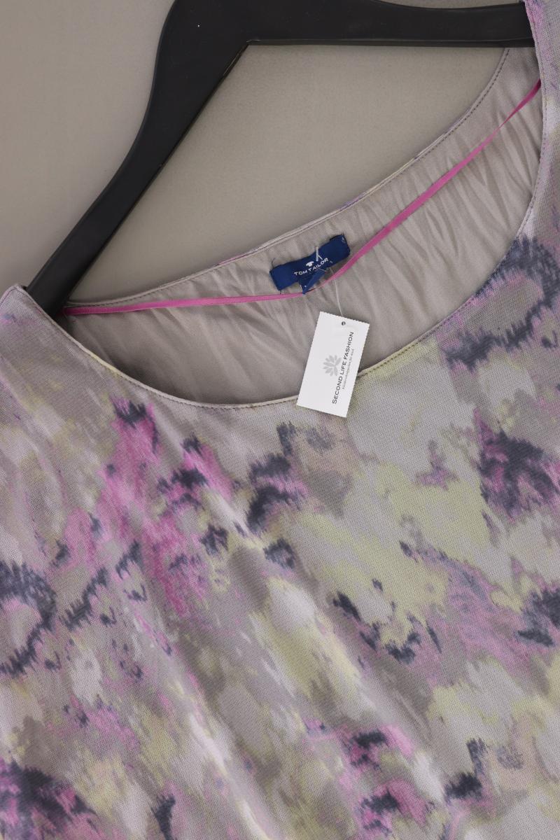 Tom Tailor Classic Bluse Gr. XXXL mit Batikmuster lila aus Polyamid