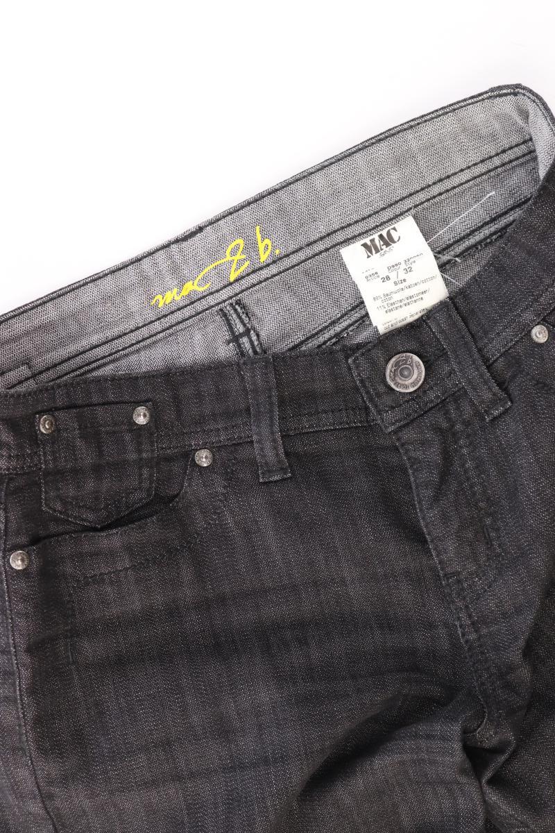 MAC Straight Jeans Gr. w28/L32 Modell Mia grau aus Baumwolle