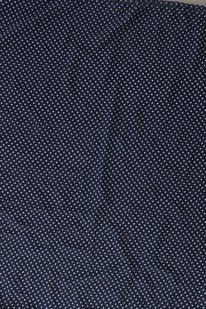 Tuch gepunktet blau aus Polyester