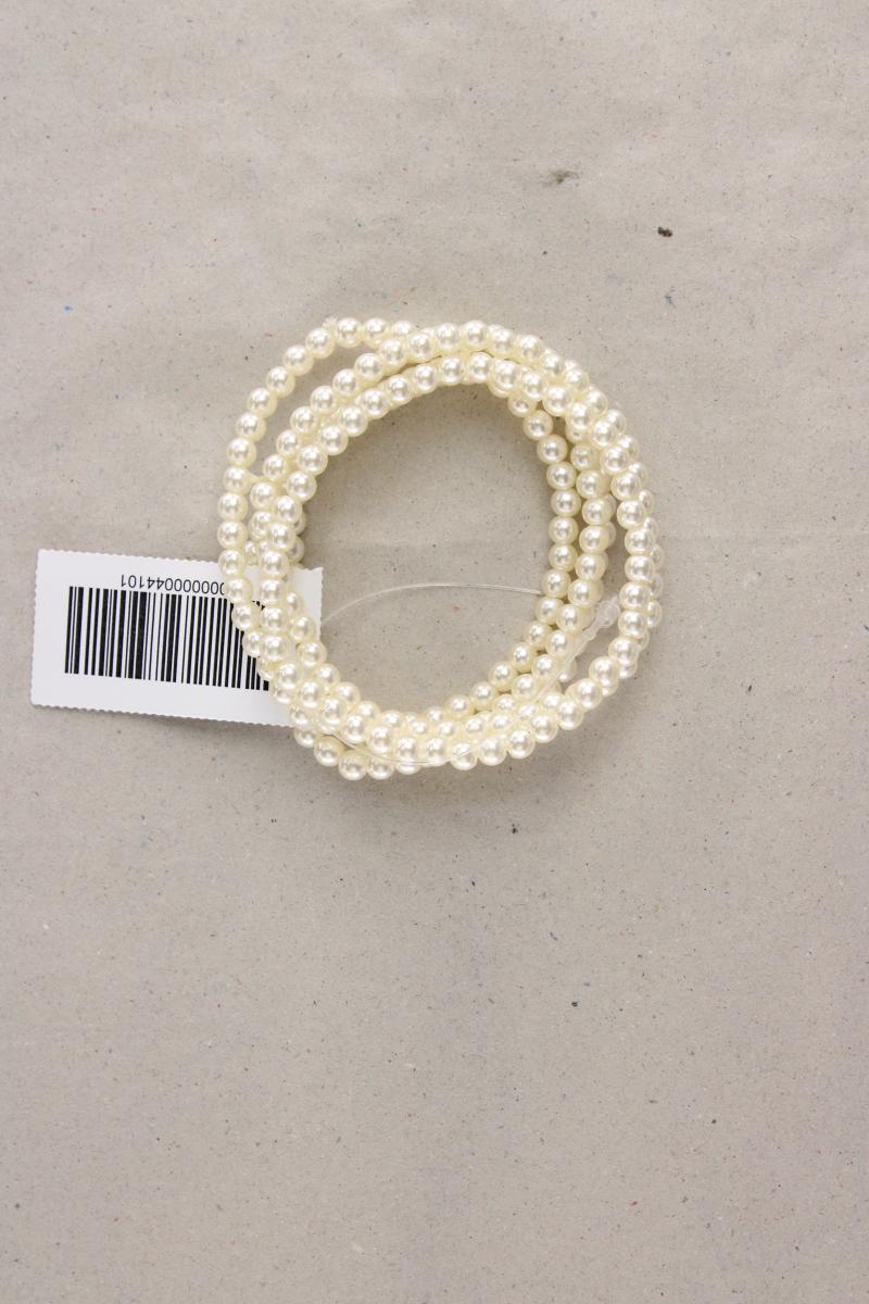 Perlenarmband creme