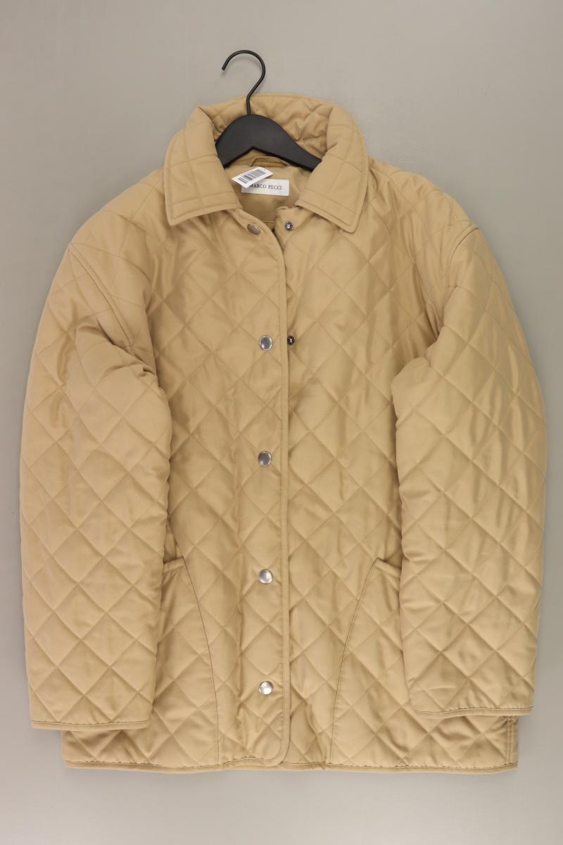 Marco Pecci Lange Jacke Gr. 42 creme aus Polyester