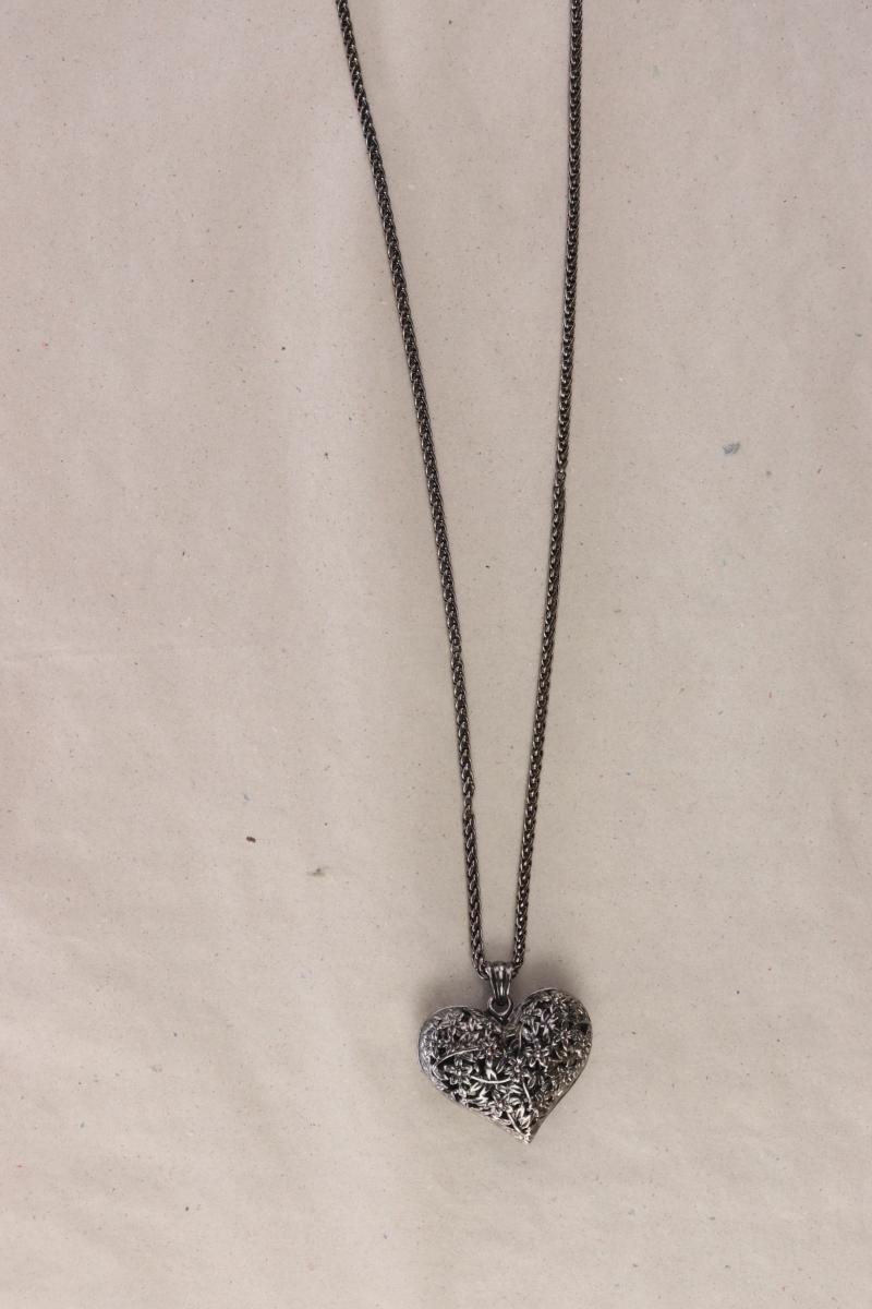 Halskette mit Herzanhänger silber