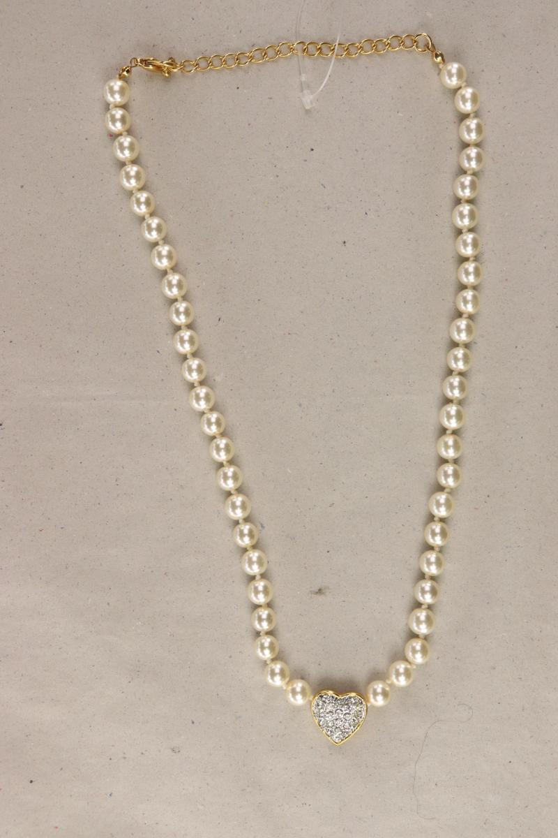 Perlenkette creme